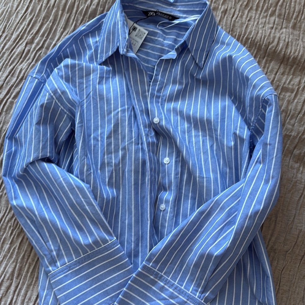 Zara striped oxford shirt - Picture 3 of 3
